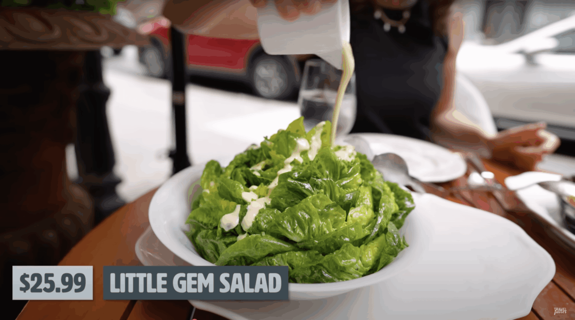 This salad at 4 Charles Prime Rib is $25.99