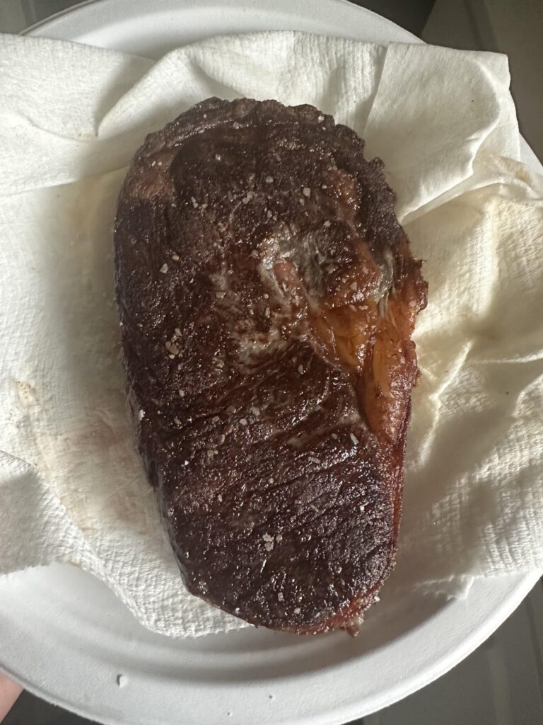 Akuashi Ribeye 132 for 2 hours.