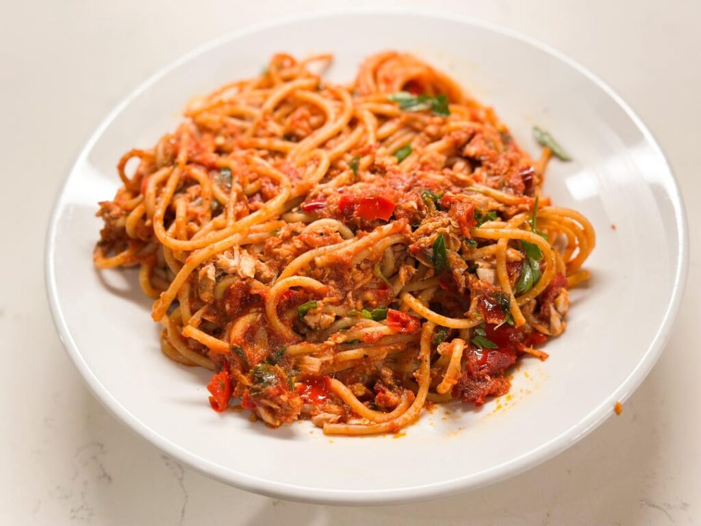 Spaghetti al Tonno by Adam Reid from Cook’s Illustrated, March/April 2022
