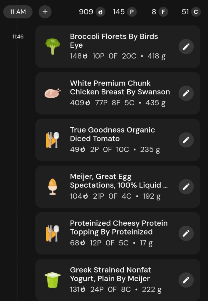 This was so filling I had to split it into 2 meals