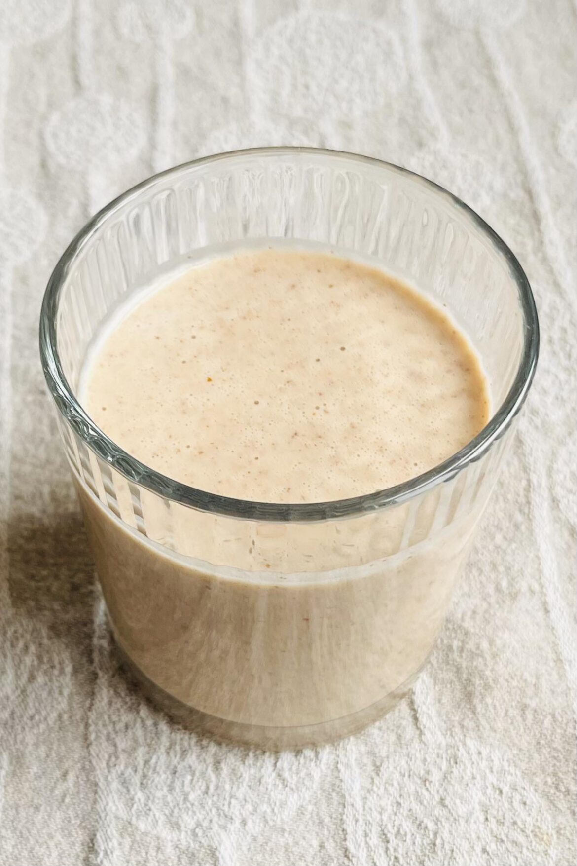 This “butter” pecan smoothie is my favorite treat these days