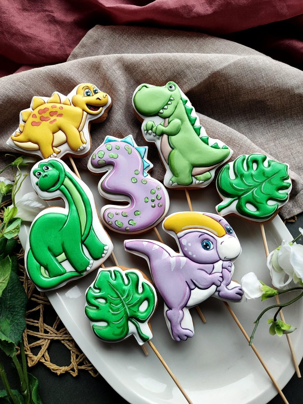 My lovely dino cookies
