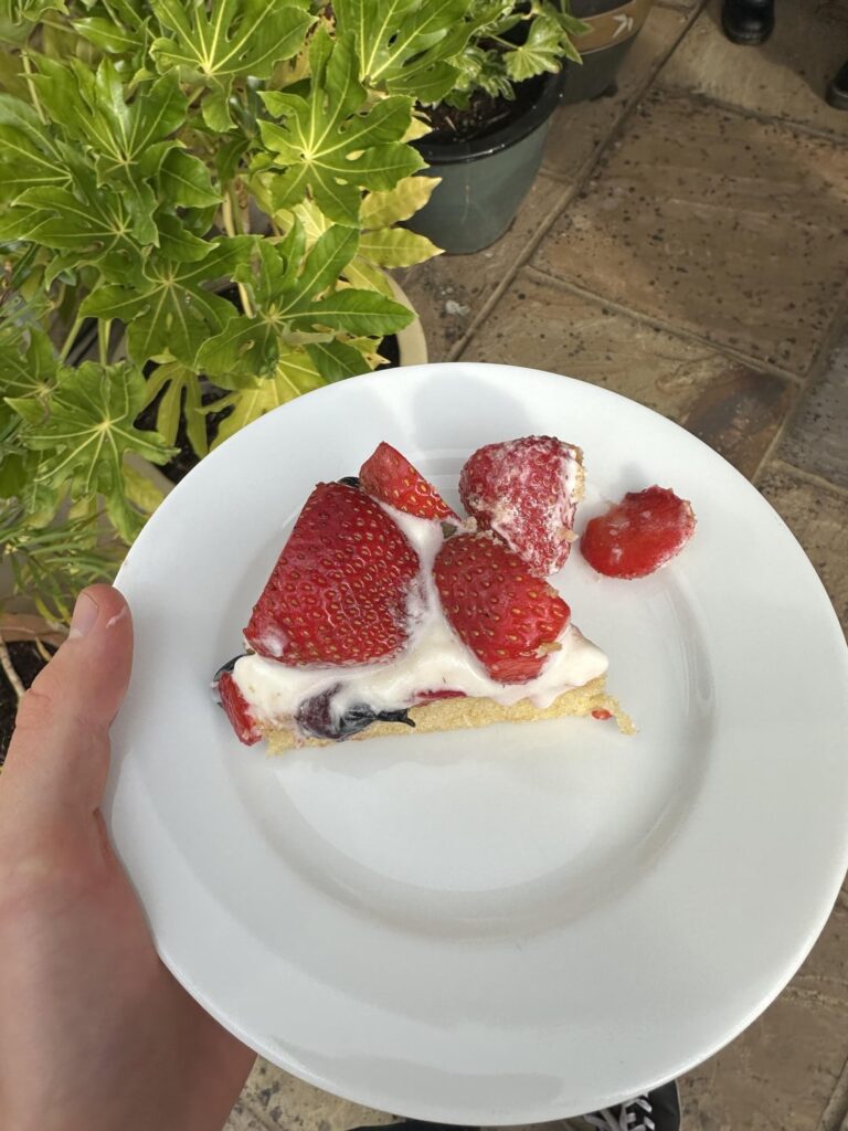 What percentage of this cake did I eat