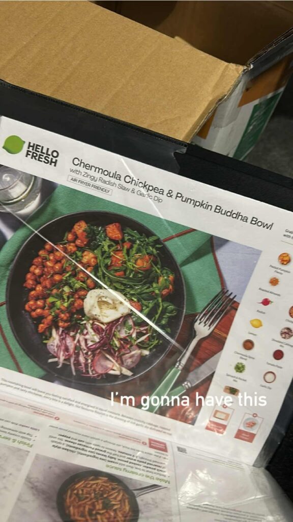 Chickpea and roast pumpkin Buddha bowl