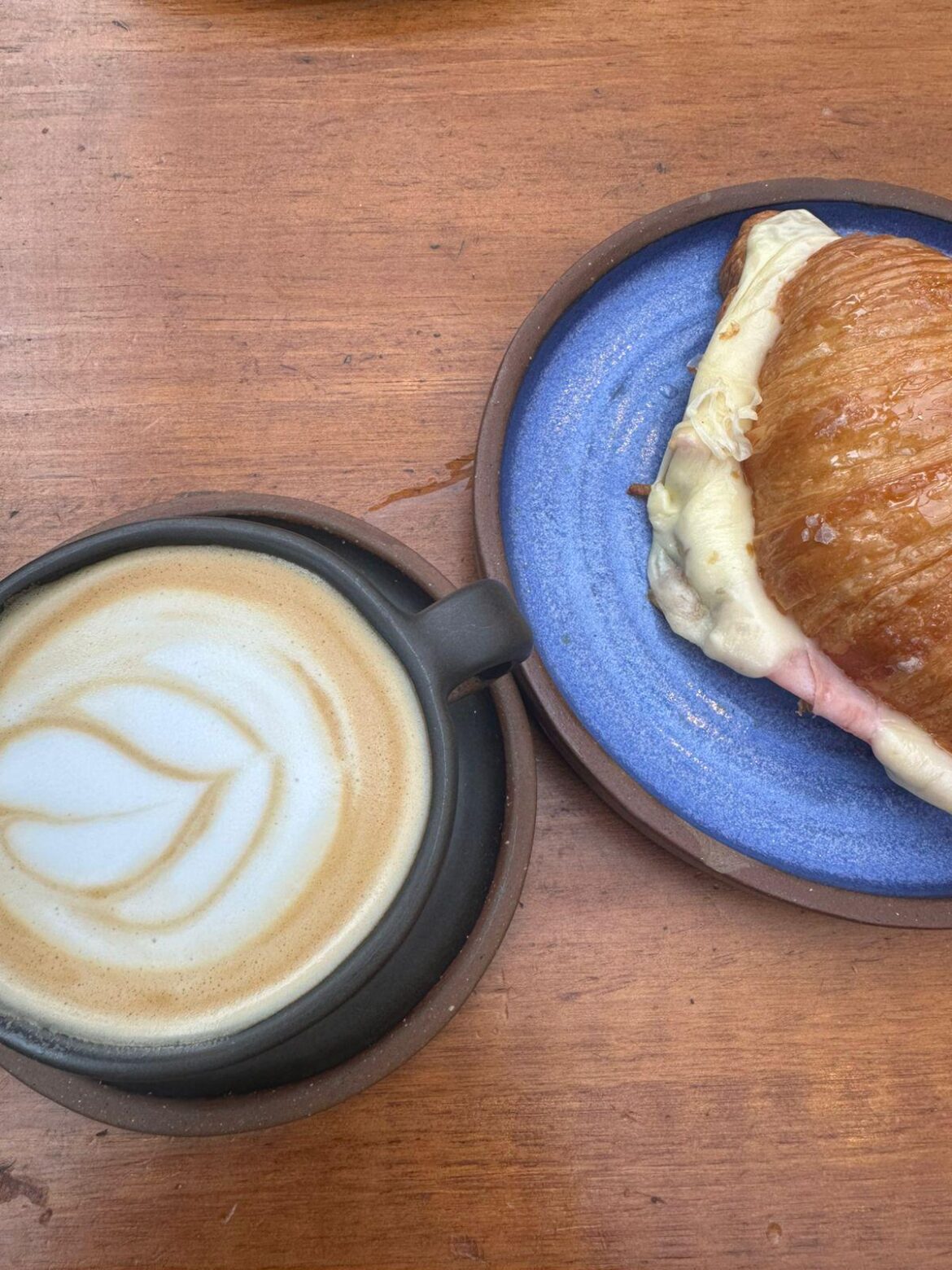Coffee with croissant to close the week. Good Friday!