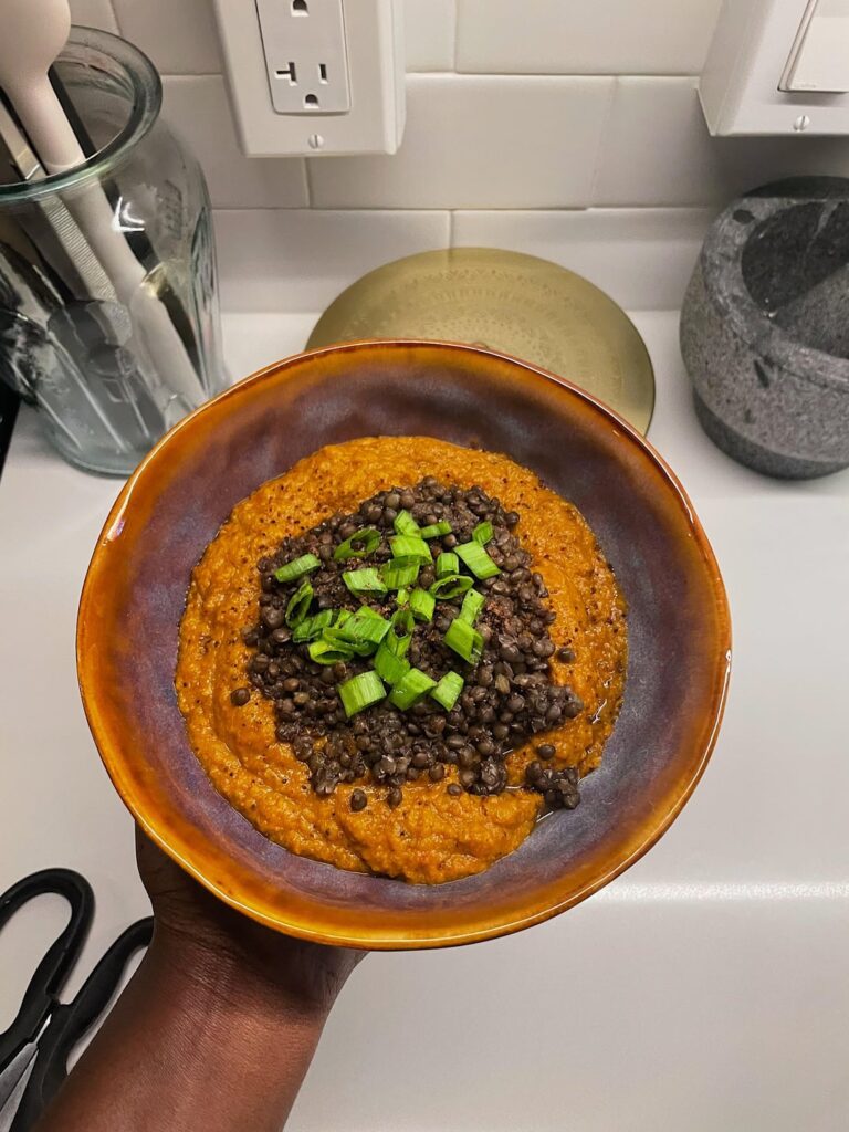 Plant-based gruel of the day