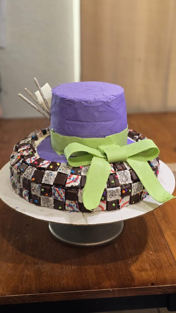 Mad Hatter and Warriors Birthday Cakes