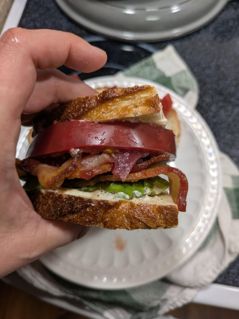 [Homemade] A BAT featuring a home grown black krim tomato