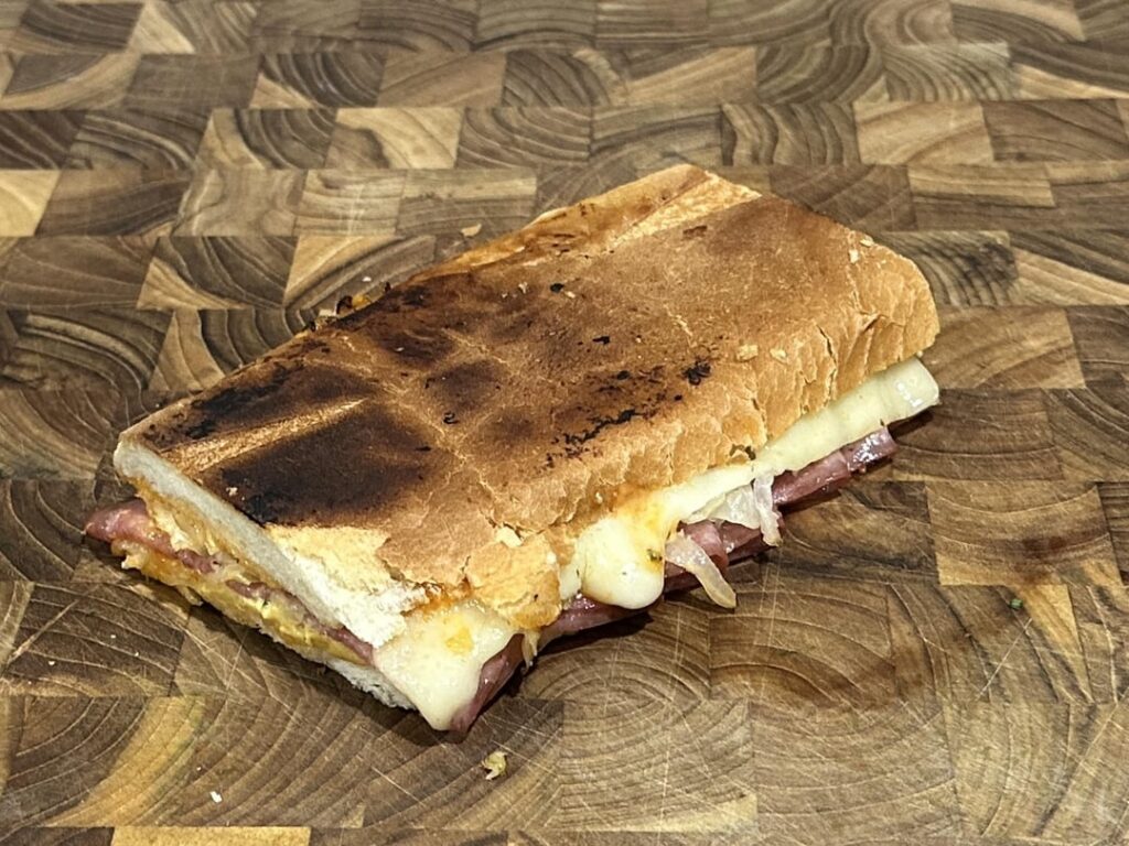 it’s 4:11am and this sandwich found a hot spot on my griddle