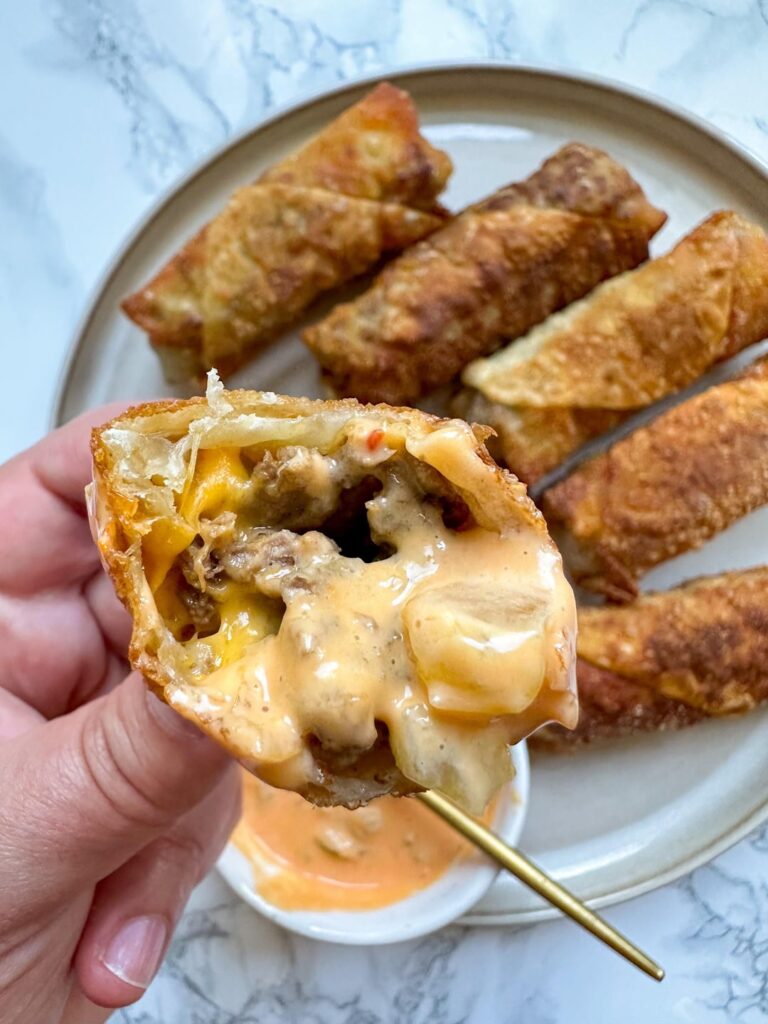 Cheeseburger Eggrolls