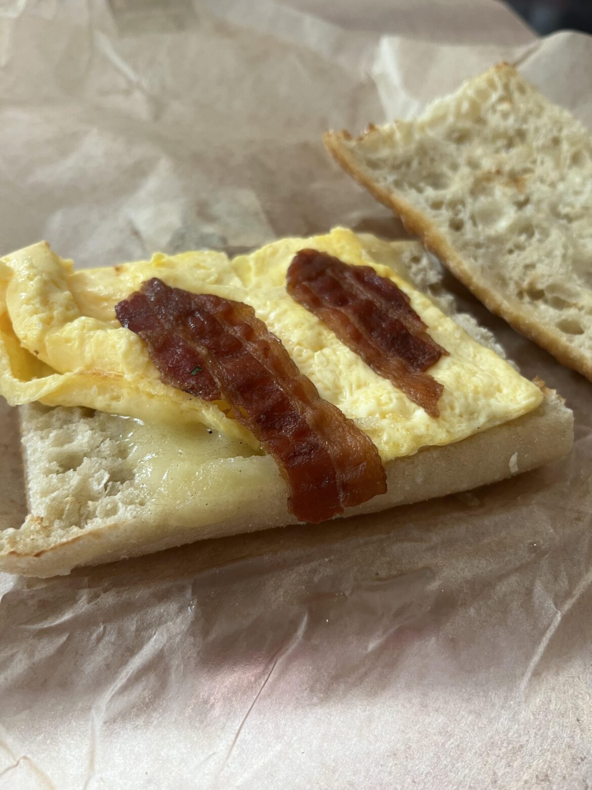 I paid $7 for this breakfast sandwich from Panera.