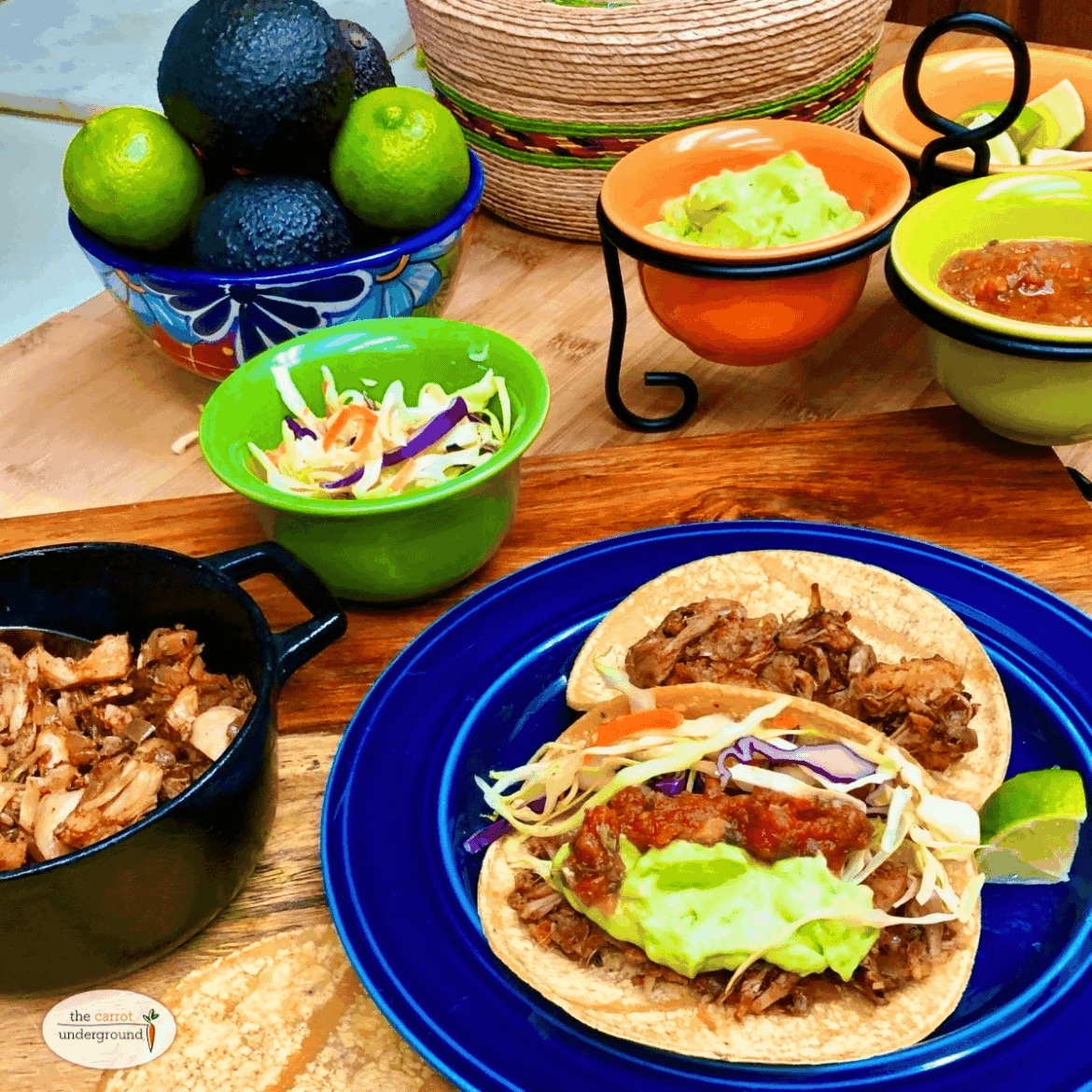 Vegan Jackfruit Street Tacos 🌮