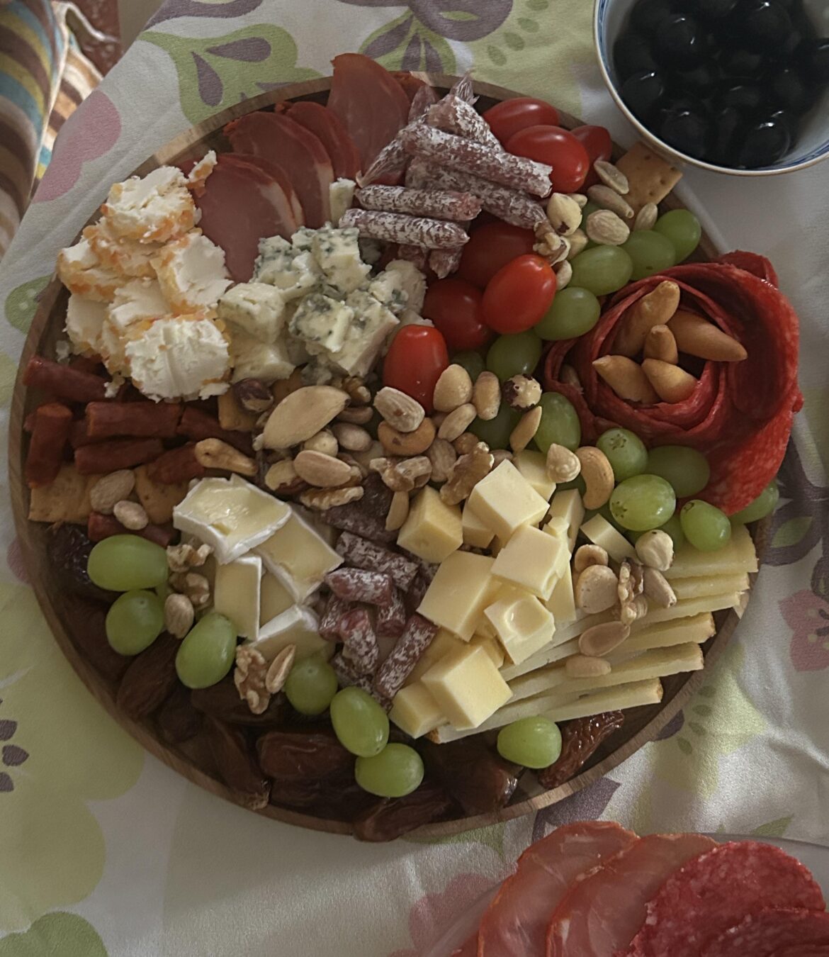 My first charcuterie board for night with the girls