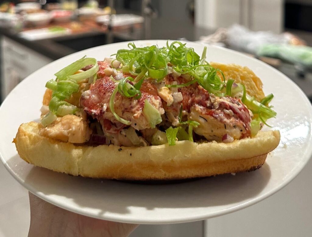 homemade lobster roll
