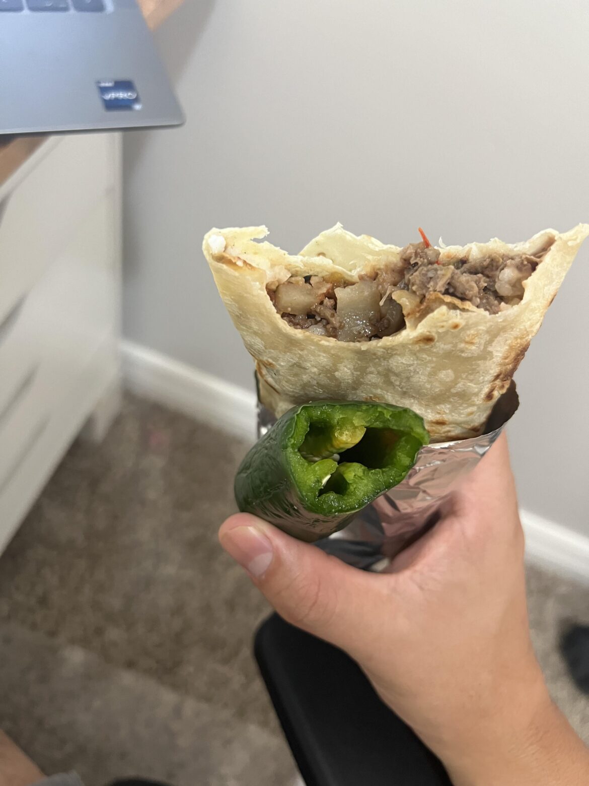 When you run out of salsa so you improvise