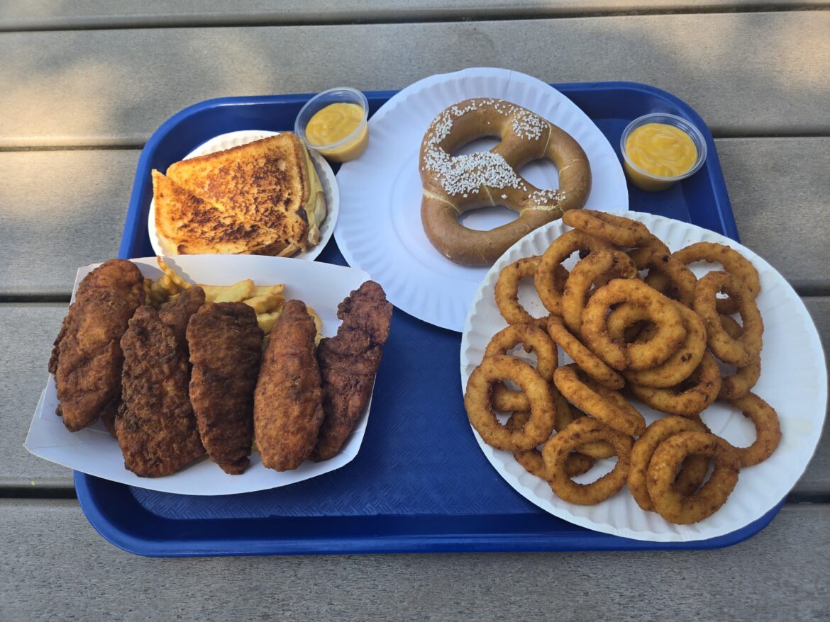A little grilled cheese with lunch