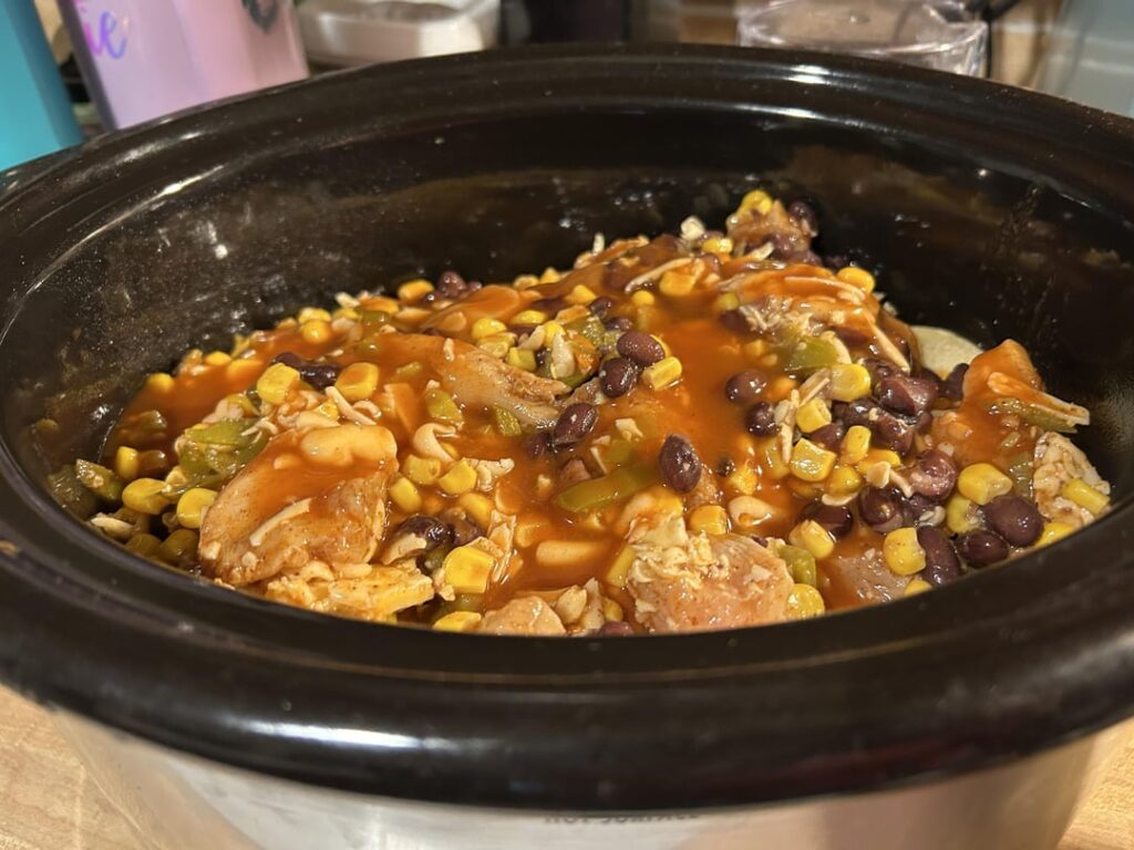 Chicken enchilada casserole