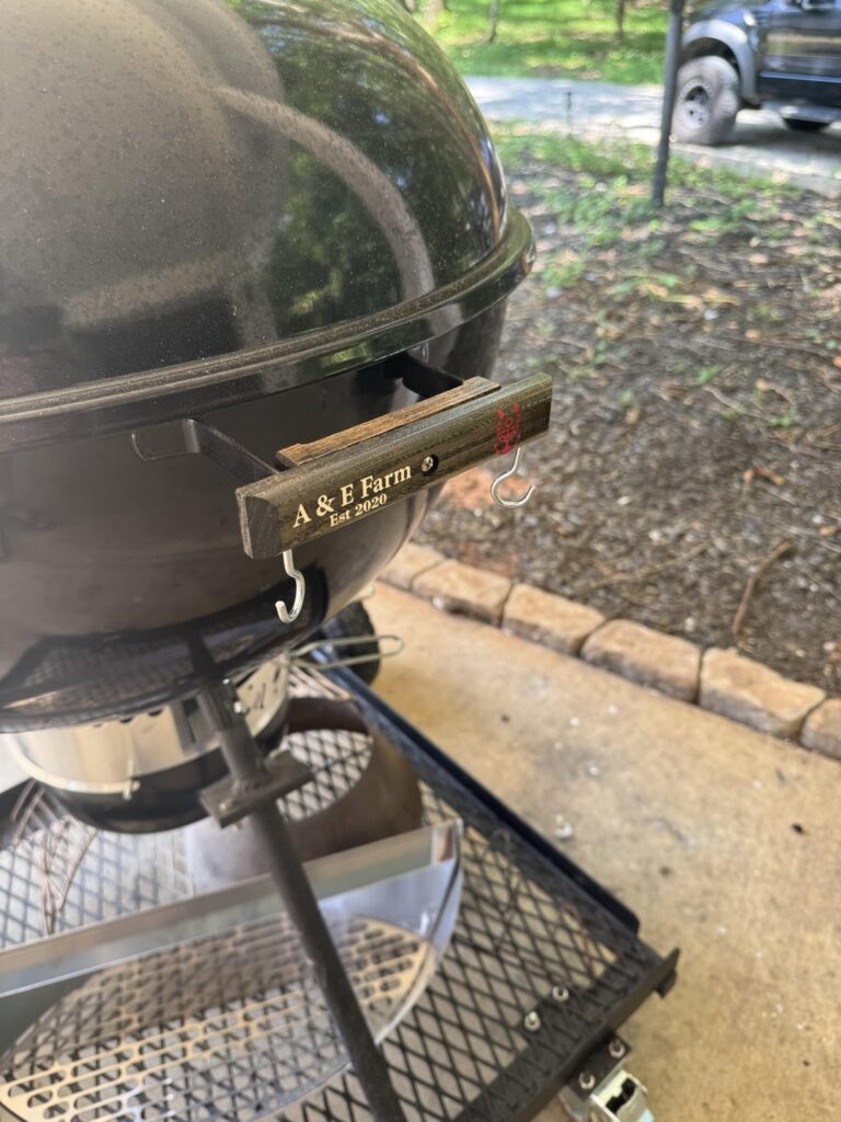 Last touches on the 26” Kettle