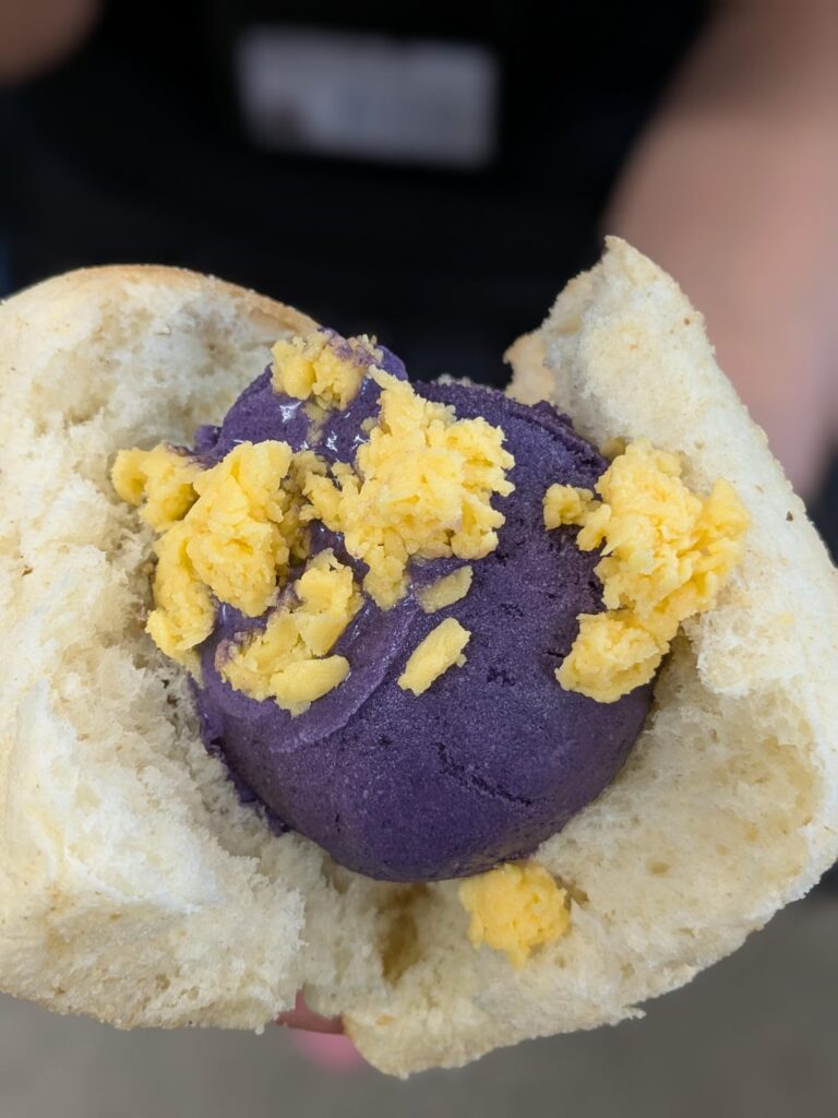 Ube Queso Ice Cream Sandwich