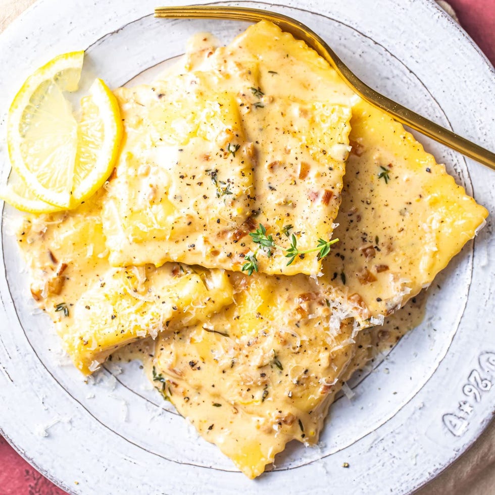 ravioli recipes creamy lemon herb butter ravioli