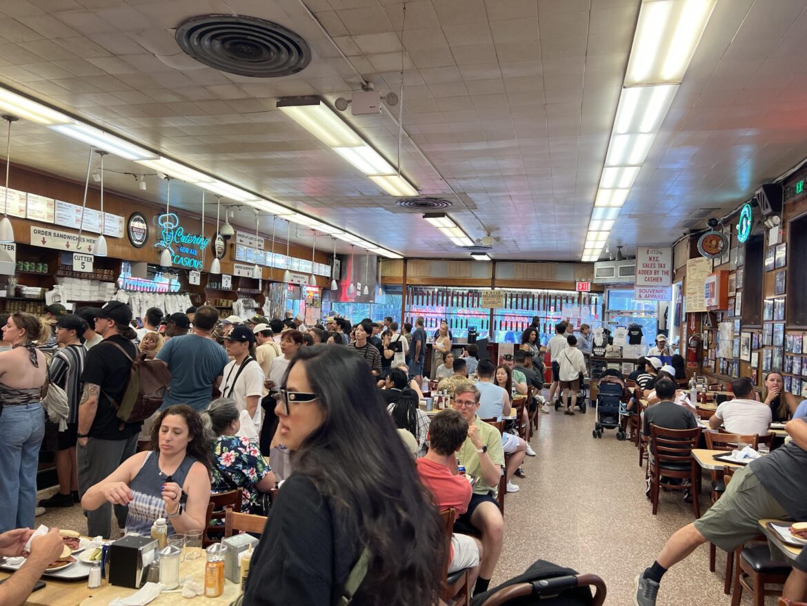 Believe it or not: I was in and out of Katz’s in under 15 mins. Happy Fourth of July