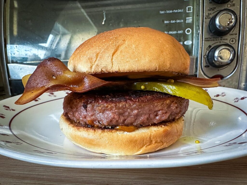 This seitan bacon only available in Quebec City is the best bacon I’ve tried!