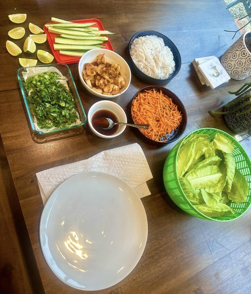 Vietnamese Shrimp Wraps (Turned Bowl) Vietnamese Shrimp Wraps (Turned Bowl)