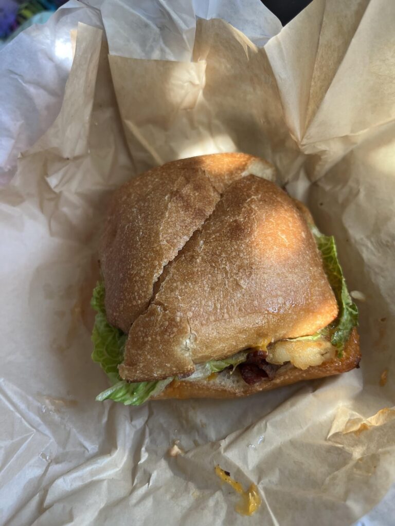 Calorie estimate in this breakfast sandwich?