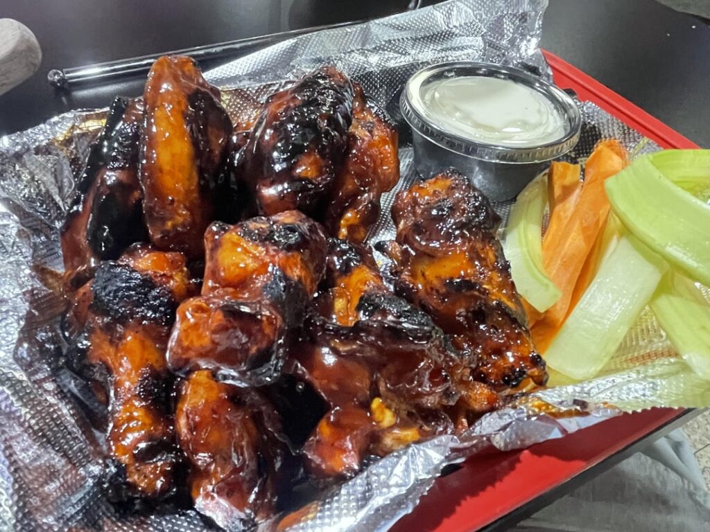 “Pit Wings” from Pizza Joe’s in Palm Harbor, Florida