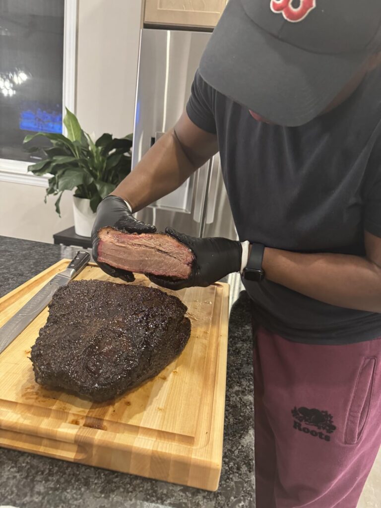 First brisket ever on the Pit Boss.