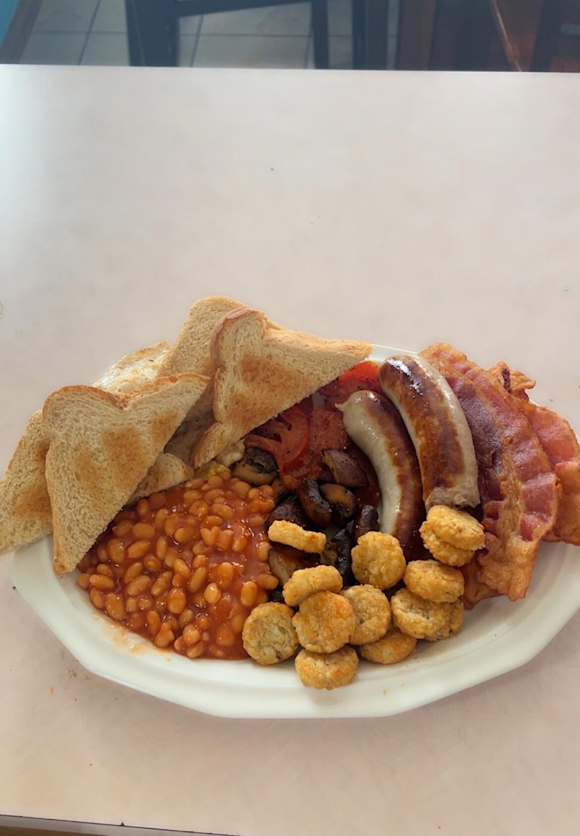 First time trying a fry up