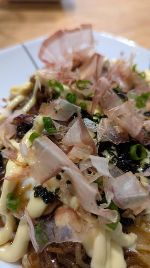 Hiroshima style okinomiyaki