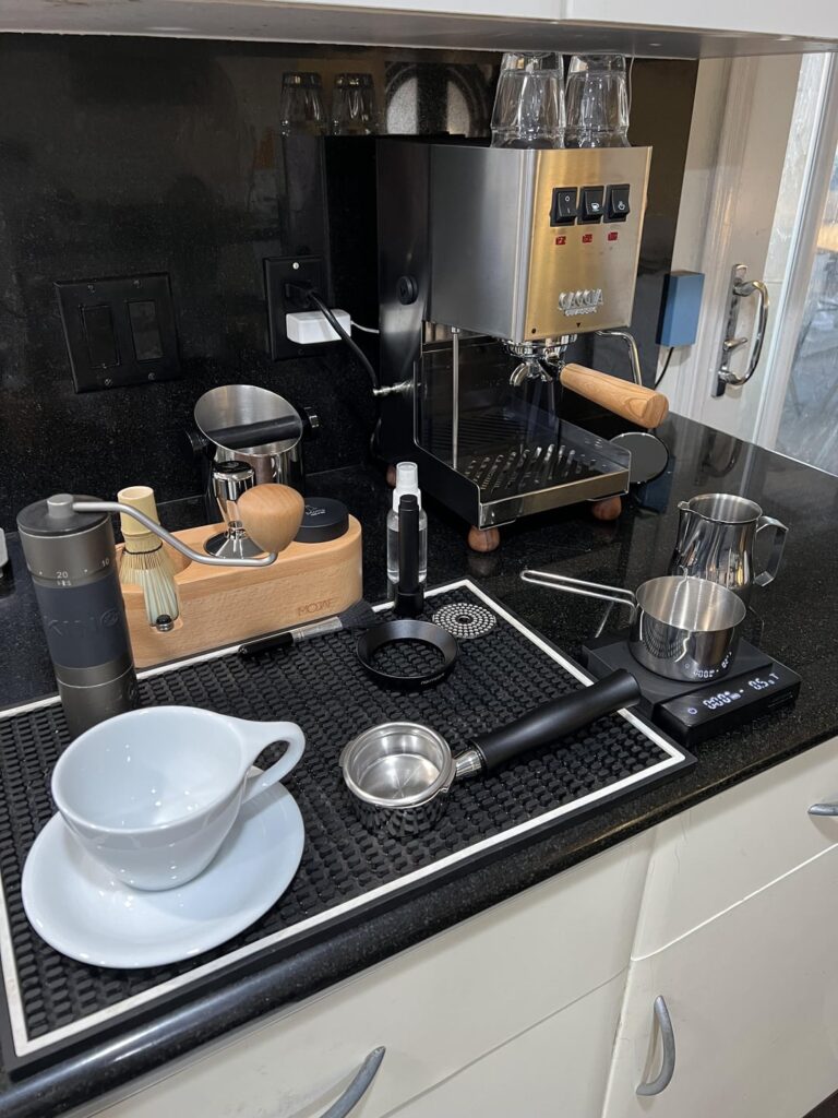 New Gaggia Classic, New Coffee Station New Gaggia Classic, New Coffee Station