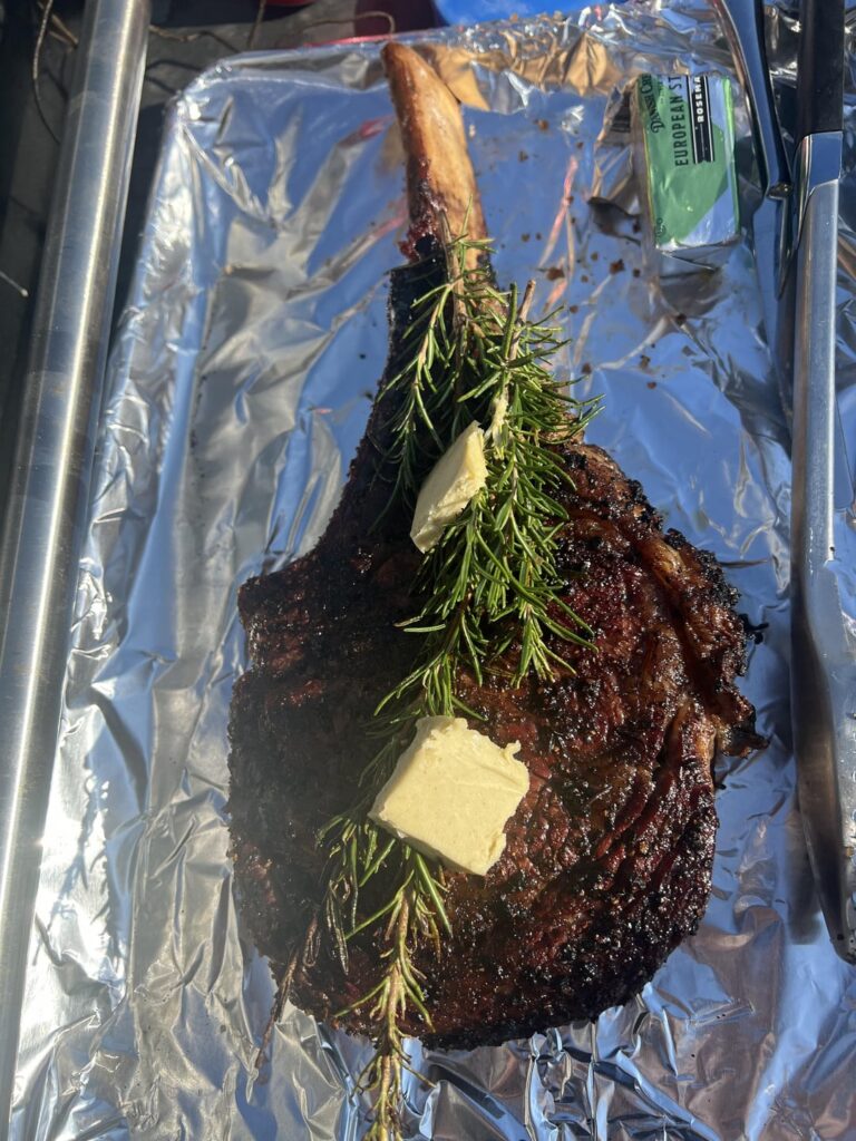 Reverse Seared Prime Tomahawk