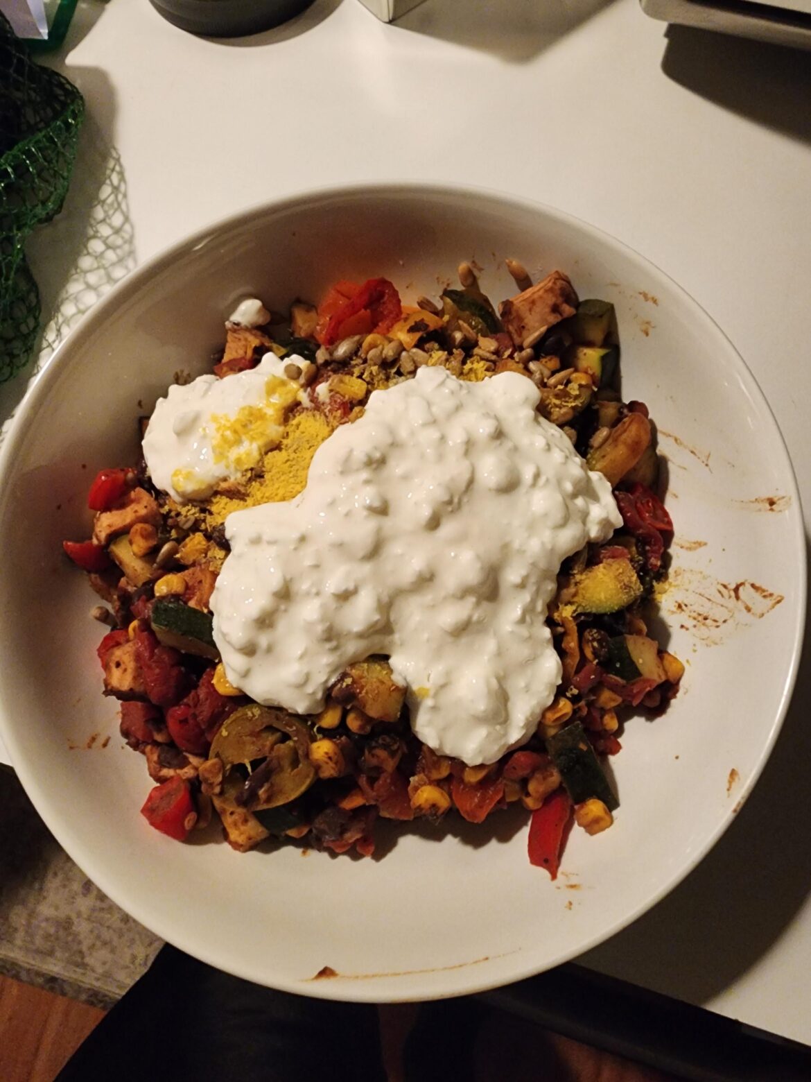 I asked chatGPT to give me a suggestion for a dinner based on a list of ingredients I have on hand