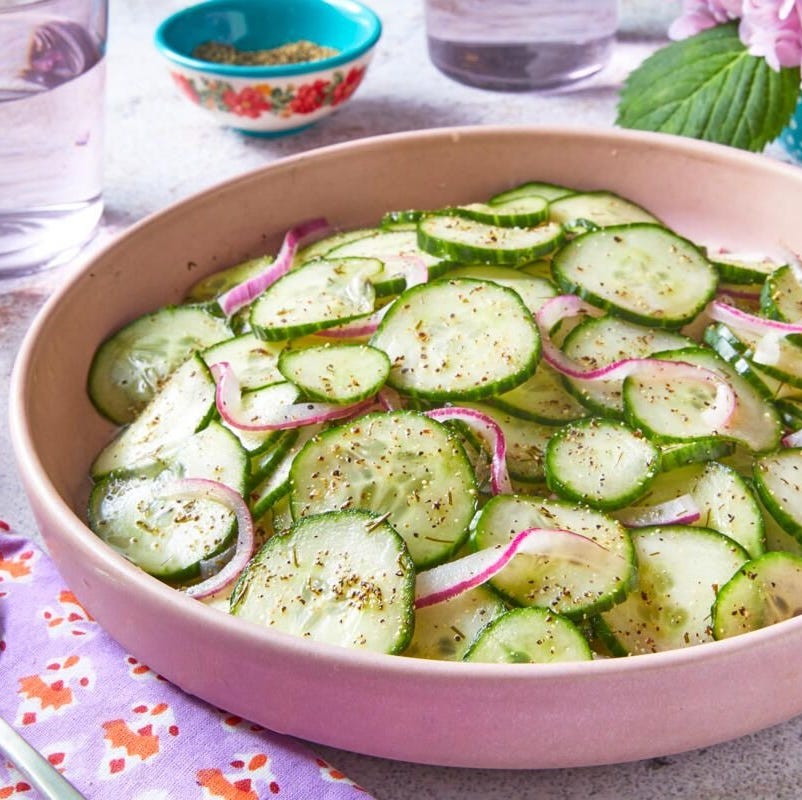 cucumber salad without lettuce