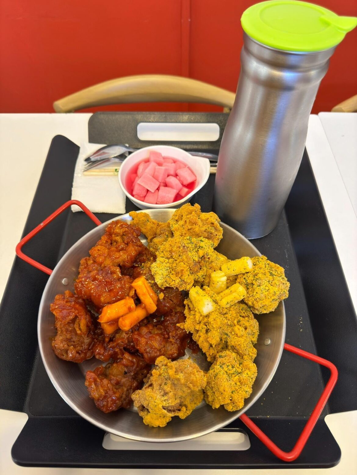 Korean Fried Chicken for lunch.