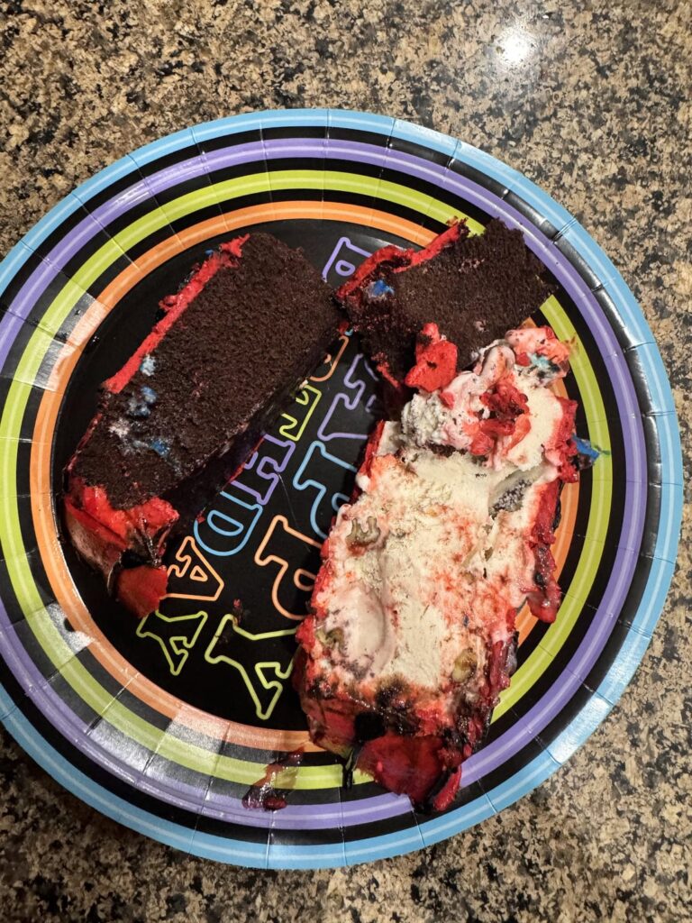 calories in this ice cream cake please?