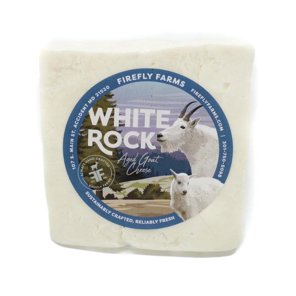 Day 1709 of posting images of cheese until I run out of cheese types: White Rock