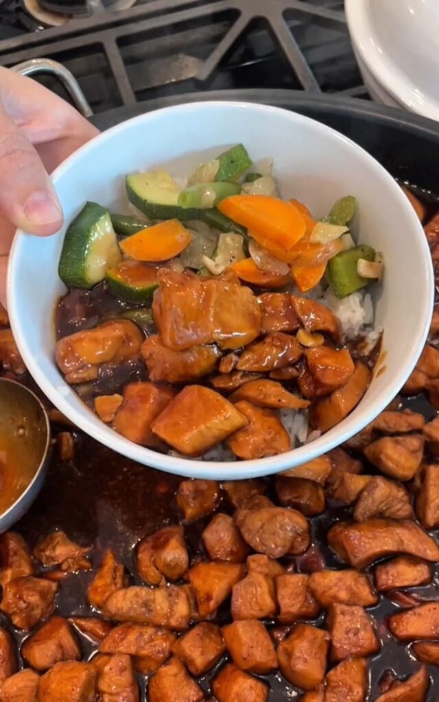 Bourbon Chicken (Or Tofu)