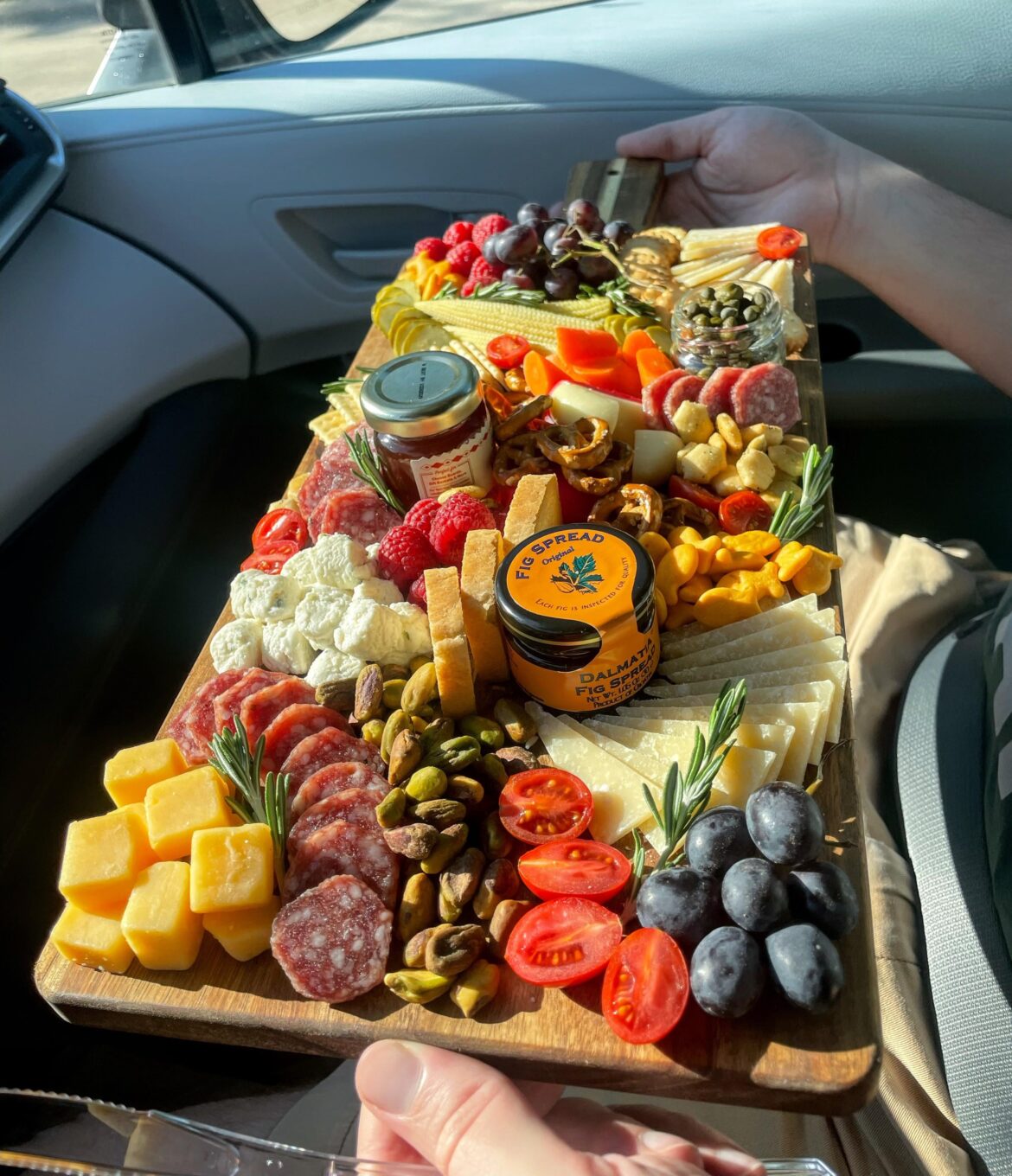 I usually assemble big spreads, but this is a tiny-themed board!