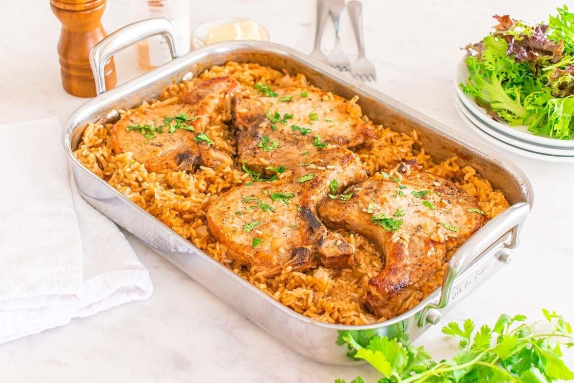 Pork Chop and Rice Casserole