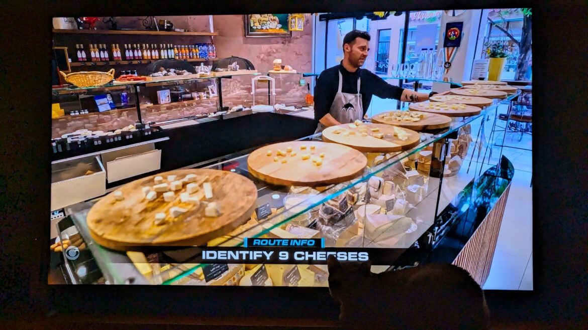 Tonight's Amazing Race aired the leg we were born for: ID nine cheeses at La Cloche, Strasbourg