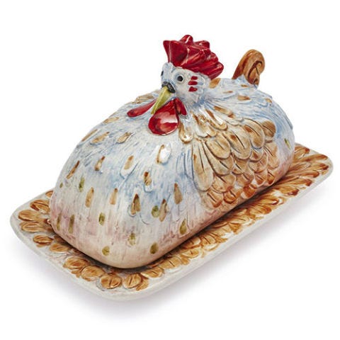 Jacques Pépin Collection Chicken Butter Dish Jacques Pépin Collection Chicken Butter Dish
