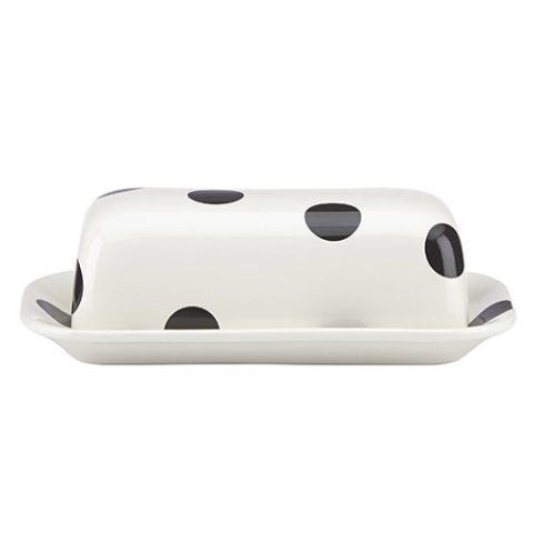All in Good Taste Deco Dot Covered Butter by Kate Spade New York All in Good Taste Deco Dot Covered Butter by kate spade new york