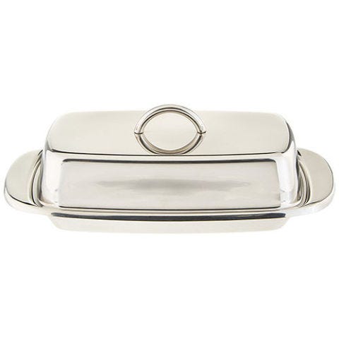 Norpro Stainless Steel Double Covered Butter Dish Norpro Stainless Steel Double Covered Butter Dish