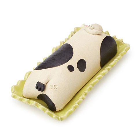 Marjorie the Cow Butter Dish Marjorie the Cow Butter Dish