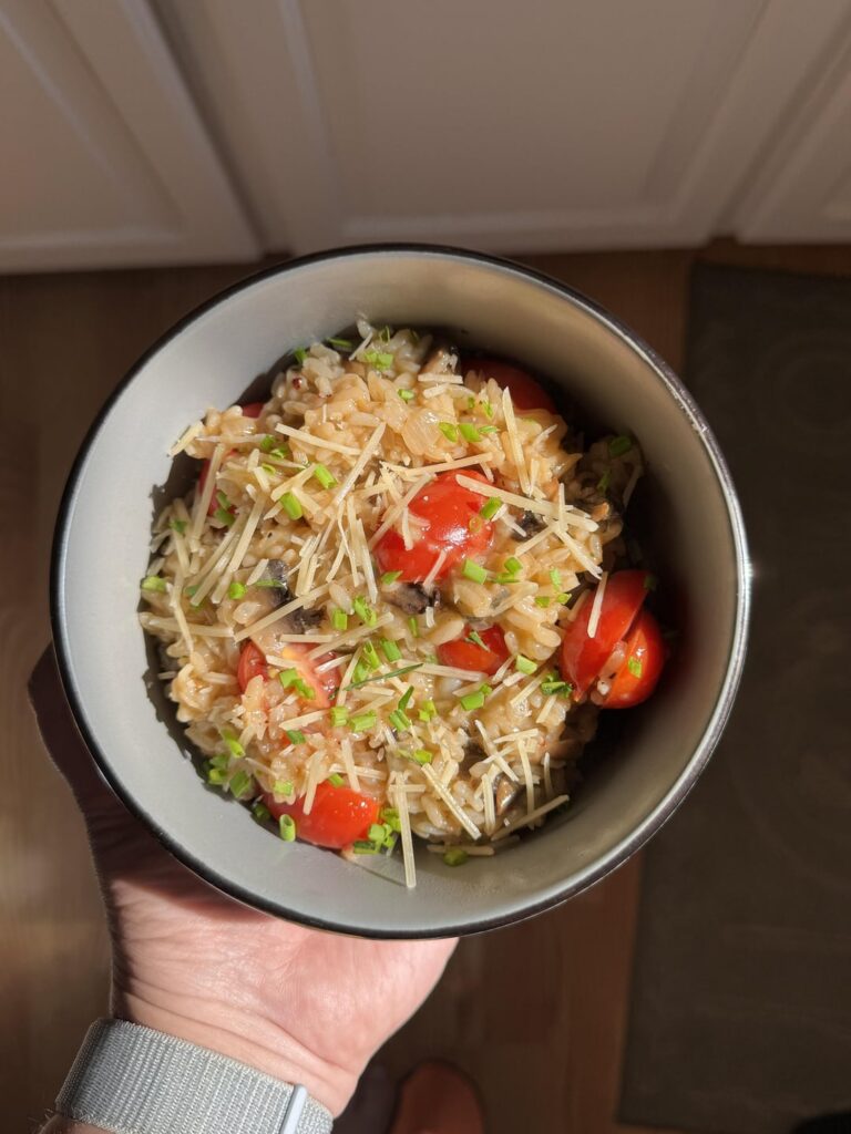 Mushroom & Chive Risotto Mushroom & Chive Risotto