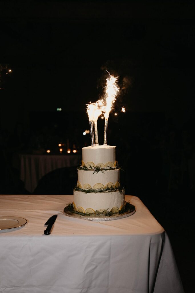 I did it. Baked my own wedding cake