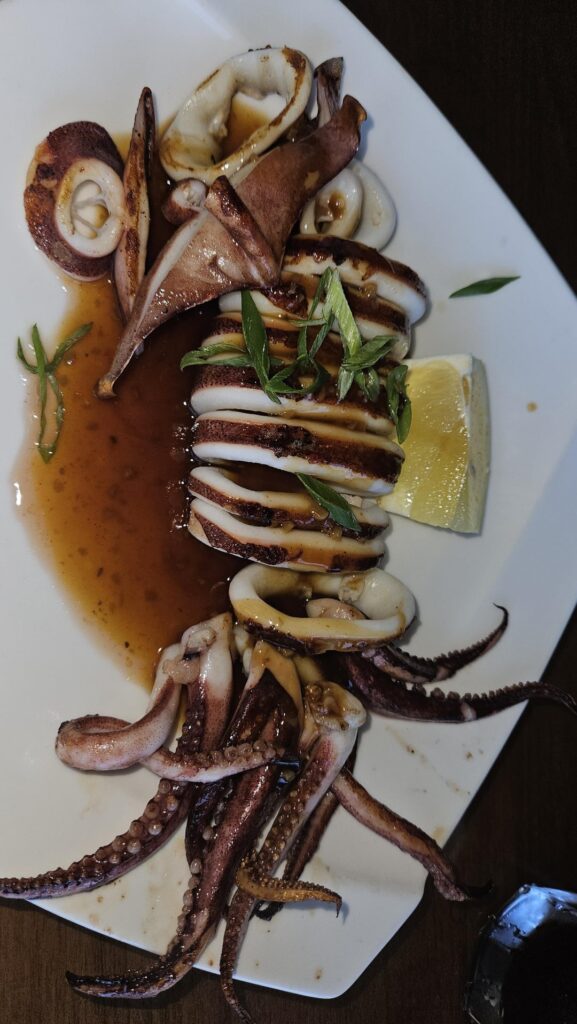 BBQ squid! So delicious